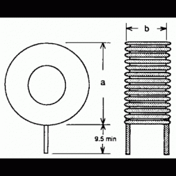 DPO-1.0-1000 TALEMA Drossel Ringkern 1mH 1A 426mOhm THT D26x13mm