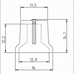 P670-S-89-S6 REAN Zubehör für Potentiometer