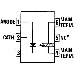 MOC 3021-M ONSEMI Optocsatolók