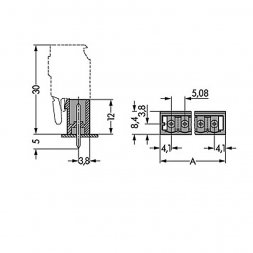 231-333/001-000 WAGO PCB Plug-In Terminal Blocks