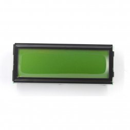 BC 1602L YPLEH$ BOLYMIN LCD karakteres 2x16 STN sárga/zöld, LED háttérvil. DIP
