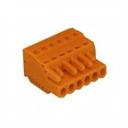 231-312/026-000 WAGO Federleiste Push-in CAGE CLAMP RM5,08mm 2,5mm2 16A 12P Orange