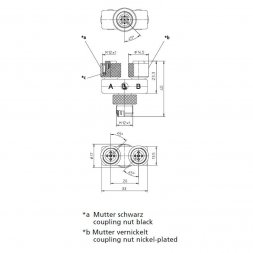 ASBS 2 M12-5 1-1 LUMBERG AUTOMATION Circular Industrial Connectors