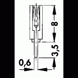 BL 1/36/G FISCHER ELEKTRONIK Buchsenleiste BL1 1x36P P2,54mm Print Vergoldet