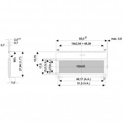 EA DOGM132E-5 DISPLAY VISIONS Grafische LCD-Module