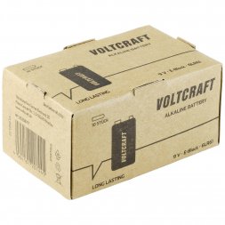 Alkaline 6LR61 Voltcraft 10pcs VOLTCRAFT Piles électriques