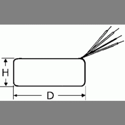 P1-08024 VARIOUS Toroidal-core Transformer 2x24V 80VA D90x43mm