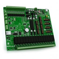 PICPLC16 v6 PLC System (MIKROE-465) MIKROELEKTRONIKA Fejlesztőeszközök