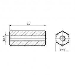 05.02.095 ETTINGER Metal Standoffs