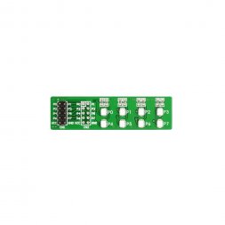 EasyLED Board with green diodes (MIKROE-572) MIKROELEKTRONIKA Strumenti di sviluppo