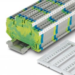 UCT-TMF 3,5 (0829486) PHOENIX CONTACT Marker UniCard for Terminal Block W=3,5mm, Snap-in, 108pcs/sheet, White