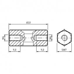 05.04.403 ETTINGER Metal Standoffs