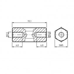 05.02.196 ETTINGER Metal Standoffs