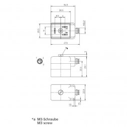 VB 1A-1-2-M8-3 LUMBERG AUTOMATION Conectori industriali dreptunghiulari