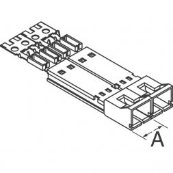 1-103653-0 TE CONNECTIVITY / AMP Connettori Wire To Board, Wire to Wire, Board to Board