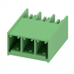 PC 6/ 3-G-7,62 (1054547) PHOENIX CONTACT Plug-in PCB Terminal Block PC6 M R/A P7,62mm 41A 3P Green