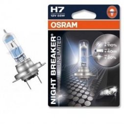NIGHT BREAKER 12V/55W (64210NBU-01B) OSRAM Ampoules halogenes