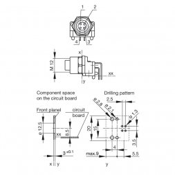 EF12LW OCTOPUS HIRSCHMANN Conectores industriales circulares