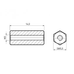 05.03.143 ETTINGER Metal Standoffs