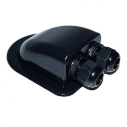 Roof Duct Water Proof Two Black