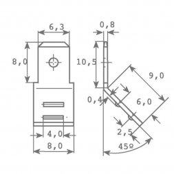 38412sba.95 VOGT Terminales de cable Faston