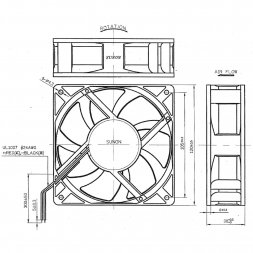 PMD1212PMB1-A.(2).GN SUNON Axiális DC ventilátorok