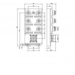 ASBS 6 5-4 LUMBERG AUTOMATION Conectori industriali circulari