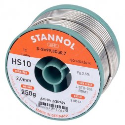 HS10 Sn99,3Cu0,7 2mm 250g (535769) STANNOL