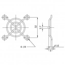 FG-04 SUNON Accessories for Fans