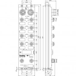 0970 PSL 701 LUMBERG AUTOMATION Okrúhle priemyselné konektory