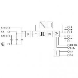 QUINT-PS/3AC/24DC/5 PHOENIX CONTACT DIN-sínre szerelhető AC/DC átalakítók