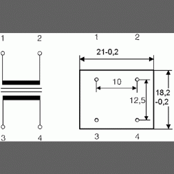 SV1500 (PV 8251) VARIOUS LF Transformer 1:1