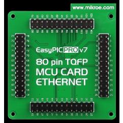 EasyPIC PRO v7 MCUcard with PIC18F87J60 ETH (MIKROE-1000) MIKROELEKTRONIKA Strumenti di sviluppo