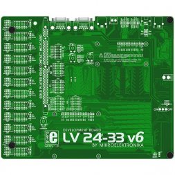 LV2433 v6 Development system (MIKROE-468) MIKROELEKTRONIKA For PIC24F/PIC24H/dsPIC33F
