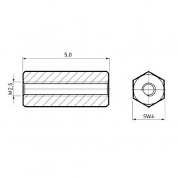 05.02.053 ETTINGER Metal Standoffs