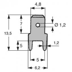 FIN48-P2 VARIOUS Flachsteckverbinder