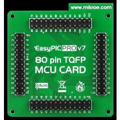 EasyPIC PRO v7 MCUcard with PIC18F8520 (MIKROE-999) MIKROELEKTRONIKA Herramientas de desarrollo