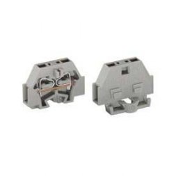 260-303 WAGO Terminal Block CAGE CLAMP 2-cond. 1,5mm2 18A 1P Flange Light Grey