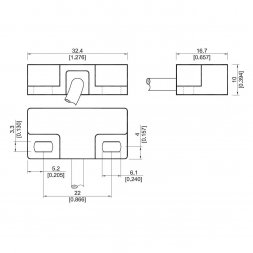 MK02/1-1A66-500W STANDEX-MEDER Przełączniki kontaktronowe i magnesy