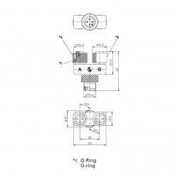ASBSA 2 M12-3 LUMBERG AUTOMATION Conectori industriali circulari