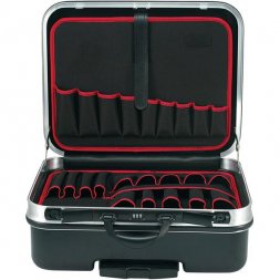 821400 TOOLCRAFT Rigid Tool Case With Wheels 515 x 435 x 265mm