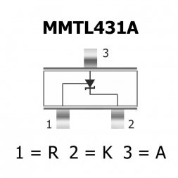 MMTL431A DIOTEC Źródła napięcia odniesienia