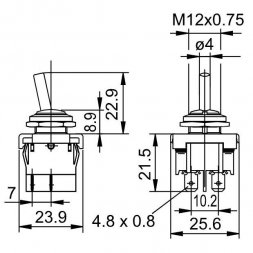 1822.1101 MARQUARDT Toggle Switches