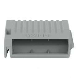 207-1373 WAGO Gelbox für 3 Stück Inline Durchgangsverbinder Serie 221, max.4mm2, grau