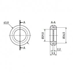 14.68.729 ETTINGER Grommets, Cable Glands