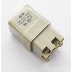T2080122201-000 TE CONNECTIVITY / AMP Female Insert HQ-012-F w/o Contacts 12P+Ground H3A 10A 400V Grey