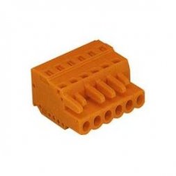 231-308/026-000 WAGO Federleiste Push-in CAGE CLAMP RM5,08mm 2,5mm2 16A 8P Orange
