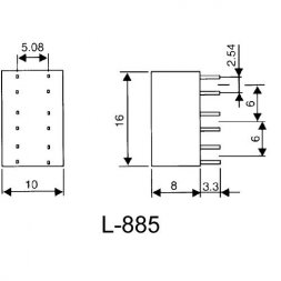 L-885/6 IDT KINGBRIGHT Barres de LED, indicateurs, autres