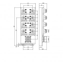 ASBSV 8/LED 5 (ASBSV 8/LED 5 (11138)) LUMBERG AUTOMATION Okrúhle priemyselné konektory