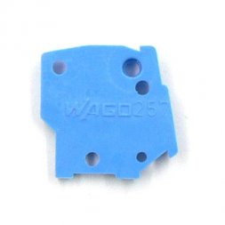 257-400 WAGO End Plate Snap-fit 1mm Thick, for Series 257, Blue